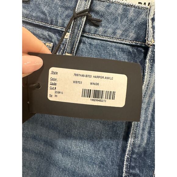 NWT Paige Harper Ankle Jeans Size 30 - Picture 7 of 7